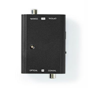 Nedis optische audio omvormer - optisch coaxiaal naar optisch coaxiaal