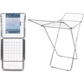 Ultra clean droogrek metaal 18m zilver 180x55x108cm