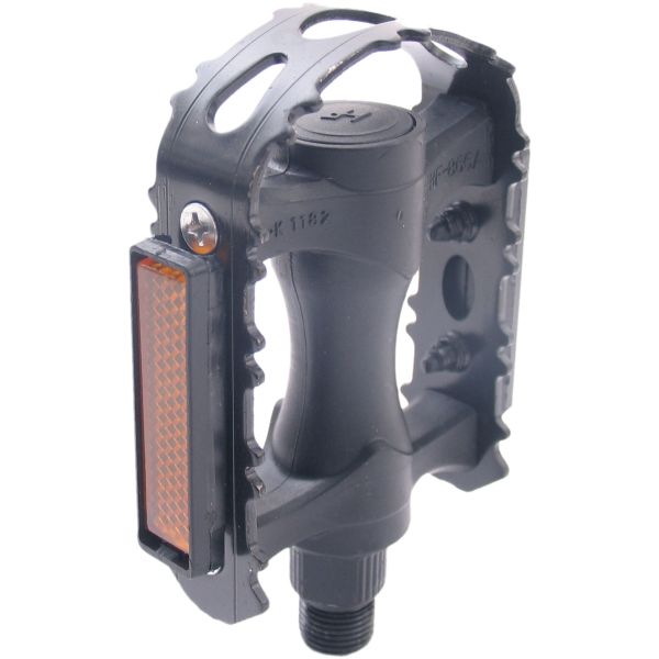 MTB Edge Pedalset, Kunststoff mit Eisenfelge – schwarz