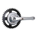 Kurbelsatz BSA 40T 170 mm 95 mm Aluminium Grau / Schwarz