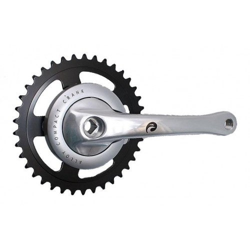 Kurbelsatz BSA 40T 170 mm 95 mm Aluminium Grau / Schwarz