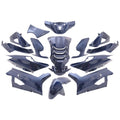 14-teiliges Kantenschutz-Set für Peugeot Speedfight 4 – Metallicblau
