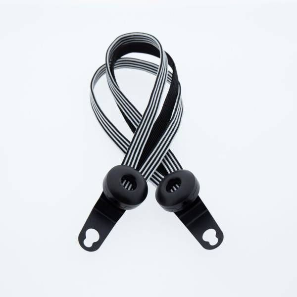 Qibbel Widek Schnellverschluss-Gurt-Trio 16 Zoll schwarz