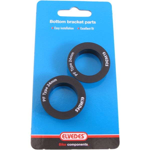Elvedes Tretlagerkappen für Shimano 24mm Press-Fit (2 Stück)