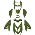 Yamaha Aerox 9-teiliges Kennzeichen-Set – District Green