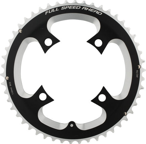 Fsa chainring road powerbox carbon abs, n-11, 4-arm, 110 mm bcd