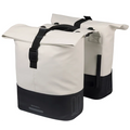 Basil Cove MIK 28-32L Doppel-Packtasche, 14 x 29 x 36 cm, weiß/schwarz