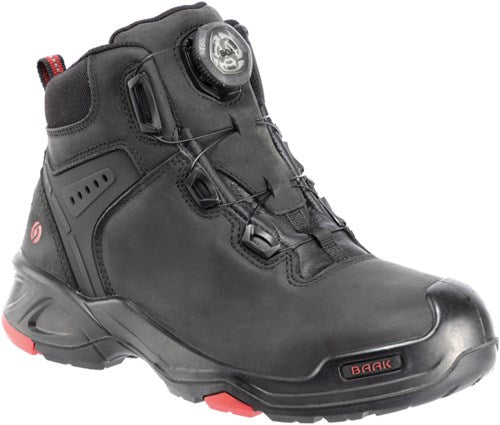 Baak braxton boa 6642 s3 | zwart rood | maat 45 - 4031783001393