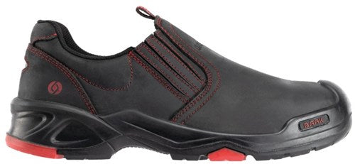 Baak brian instapper 6341 s3 werkschoen | zwart rood | maat 43 - 4031783009115