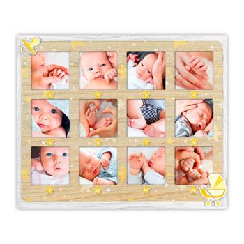 Babyfoto-Mehrrahmen VG626 Antonio 12x6x6 cm