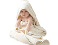 Bo weevil baby handdoek met capuchon - crèmewit