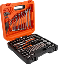 Bahco 1 4 en 1 2 diepe dopsleutelset met metrisch zeskantprofiel, inbussleutelset en combinatiesleutelset | 98 stuks - s98mc1h