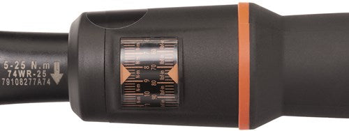 Bahco momentsleutel | dubbelschaal | vaste ratelkop 5-25 nm - 74wr-25