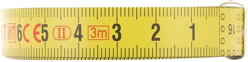 Bahco meetlint | plakrand voor rechts aflezen | klasse ii | metrisch | 3 m - btr-3-13