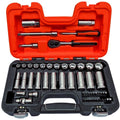 Bahco s330l dopsleutelset 1 4 –3 8 metrisch 10–22 mm - s330l
