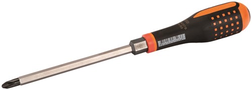 Bahco schroevendraaier ergo™ | driecomponentengreep | doorlopend blad | phillips | ph2 x 125 mm - be-8620tb