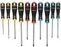 Bahco schroevendraaierset | gekleurd | 10-delig | gleuf, ph1. ph2, pz1, pz2, t15, t20 - b219.010rb