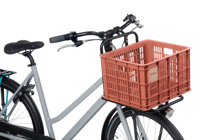 Basil fietskrat M - medium - 29.5 liter - rood