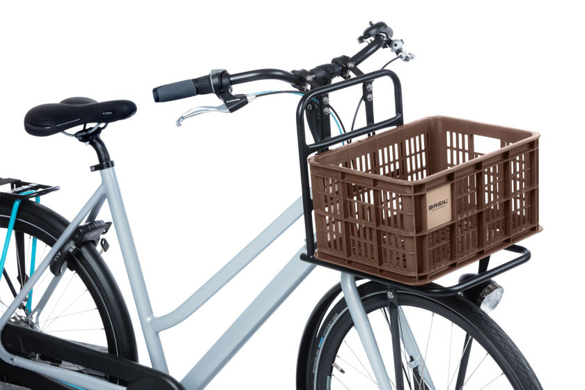 Basil fietskrat S - klein - 17.5 liter - bruin
