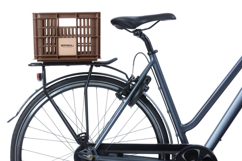 Basil fietskrat S - klein - 17.5 liter - bruin
