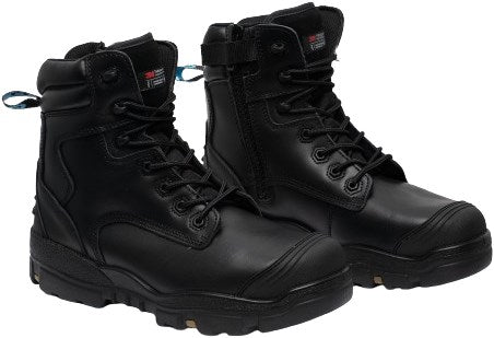 Bata werkschoen longreach zip xw s3 + kn black | zwart (xw) | maat 48 - 00.017.099.48