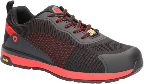 Bata werkschoen radiance spark laag s1p | zwart rood (w) | maat 43 - 00.017.115.43