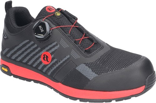 Bata werkschoen radiance vibe s3 boa | zwart rood | maat 41 - 8712843696976
