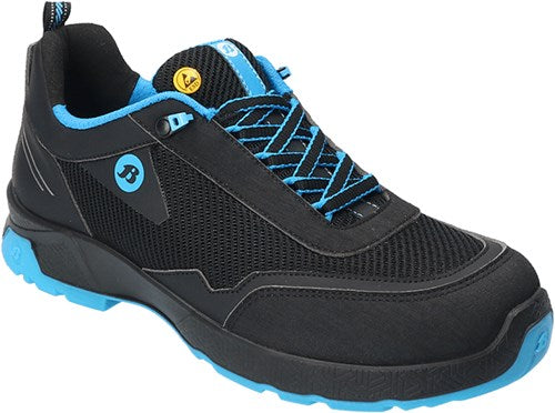 Bata werkschoen summ two laag s3 | zwart blauw | maat 44 - 00.017.140.44