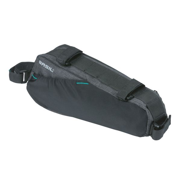 Rahmentasche M Basil Discovery 365D 1,8 Liter 11 x 29 x 7 cm - Schwarz Melee
