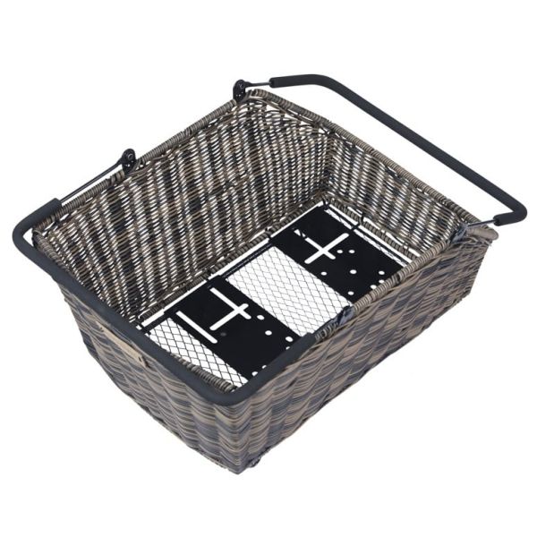 Fahrradkorb Basil Cento Rattanoptik Multi System 41 x 25 x 12 cm - braun