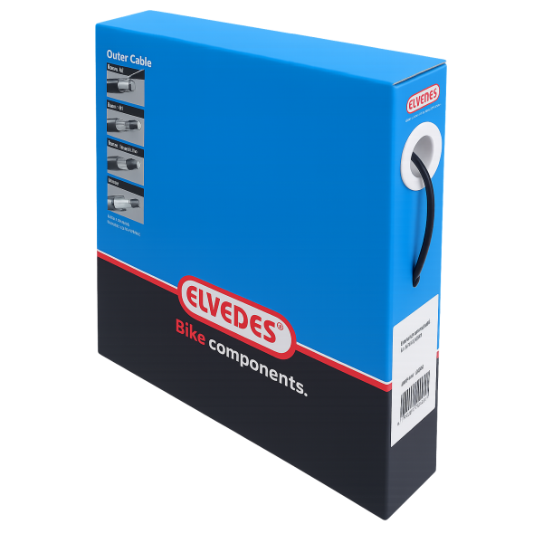 Elvedes Switch Außenkabel schwarz mit Innenfutter 30 m ø 4,1 mm