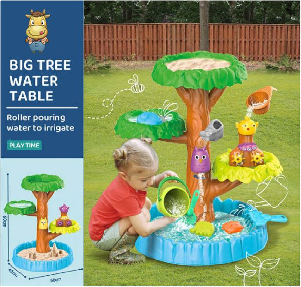 Beach toys zand- en watertafel met accessoires 16-delig