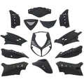 Edge plaatset 13-delig voor peugeot speedfight 2 - mat zwart