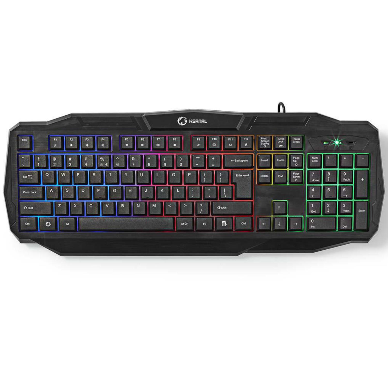 Ty toetsenbord nedis gkbd100bkus zwart