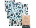 Beewise vegan food wraps - set van 3 - blauw