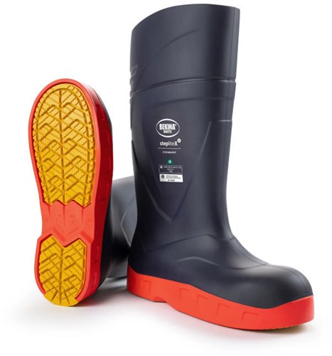 Bekina steplitex stormgrip laars s5 xas9p5562yp533 | blauw oranje | maat 48 - 5412684039385