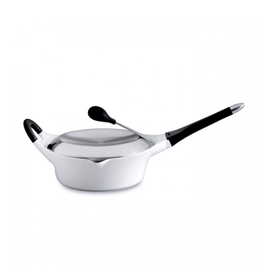 Berghoff auriga sauteerpan met deksel afneembaar handvat wit keramisch ø26cm