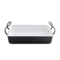 Berghoff eclipse braadschotel zwart keramisch 33x24x7cm