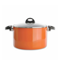 Berghoff eclipse kookpot met deksel oranje ø24cm