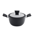 Berghoff eclipse kookpot met deksel zwart keramisch ø20cm