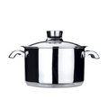 Berghoff orion kookpot met glazen deksel ø24cm 6,8l