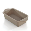 Berghoff studio cakevorm rechthoek silicone beige 29x15x6,5cm