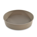 Berghoff studio cakevorm rond wafelpatroon silicone beige 27,5x27,5x6cm