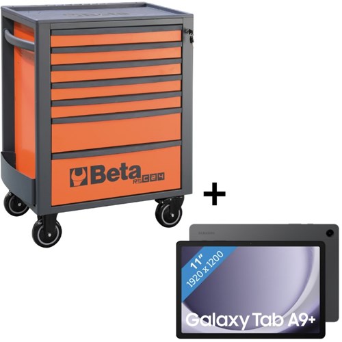 Beta 2400 rsc24 7 gereedschapswagen | + samsung galaxy tab a9+ | oranje - znldec029