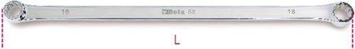 Beta dubbele platte ringsleutels, extra-lange uitvoering 88 22x24 - 000880022