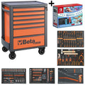 Beta rsc24 7fo gevulde gereedschapswagen | + nintendo switch sports edition | 7 lades | 390-delig | oranje - znldec022
