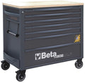 Beta rsc24axlp 7-r gereedschapswagen met 7 laden | met anti-omvalsysteem | breed model | grijs - 024004577