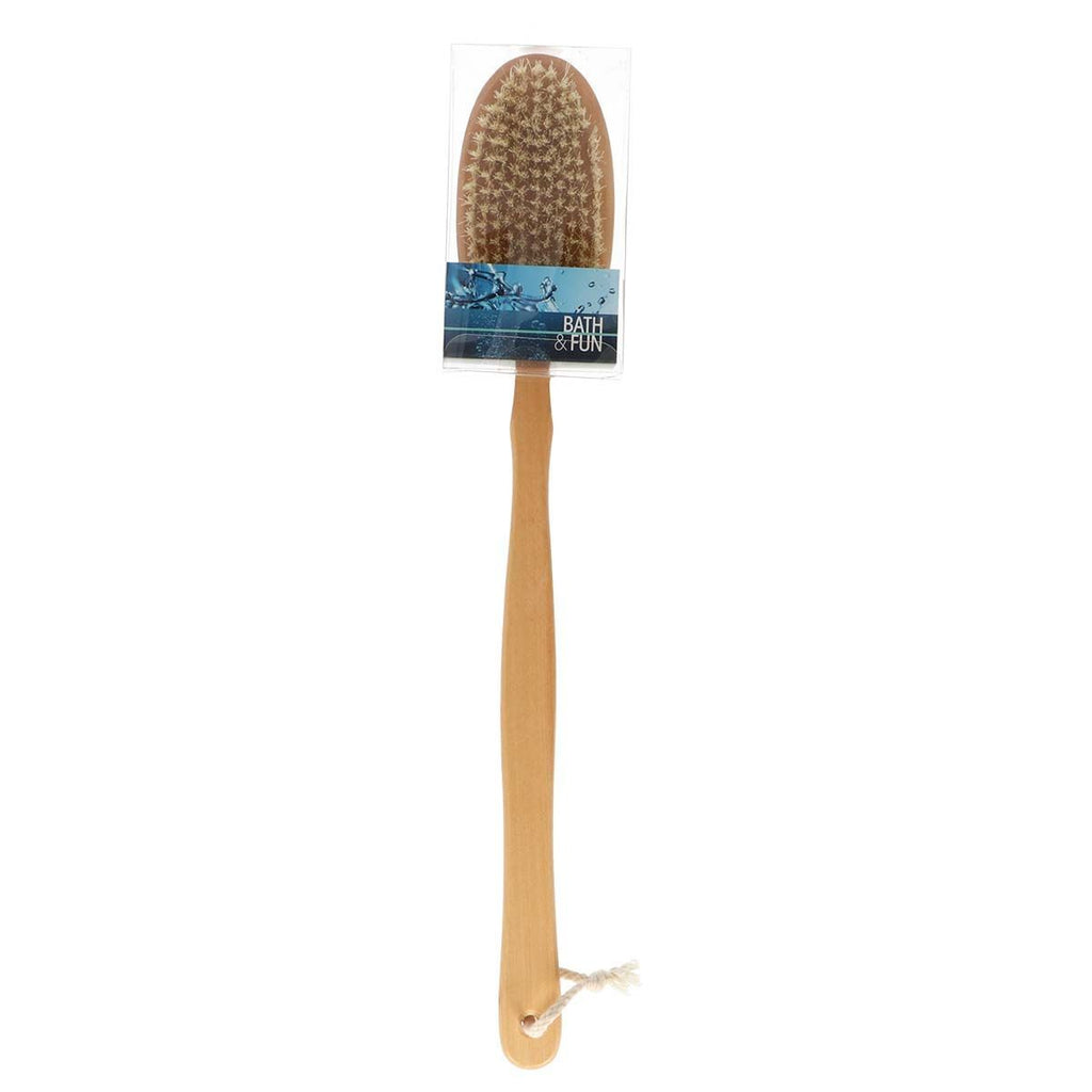 Bath fun badborstel hout zuiver