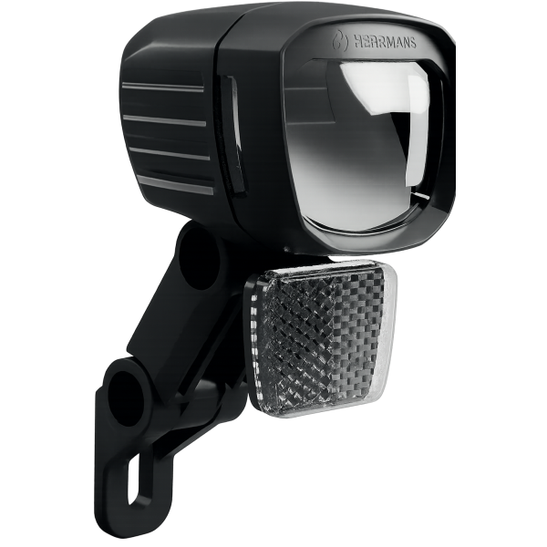 Herrmans koplamp nordic mr5 dynamo 100 lumen - zwart