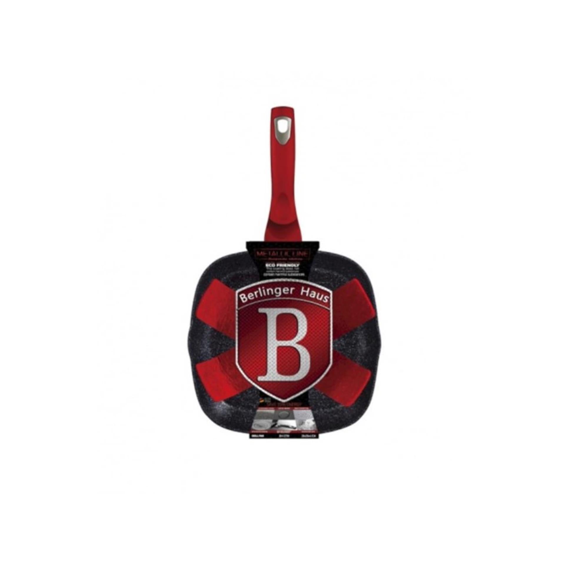 Berlingerhaus burgundi grillpan 28cm